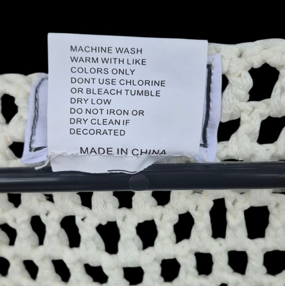 Cream Cropped Cut Out Tank Top - Picture 5 of 5